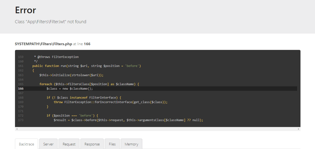 CI4 Class not Found