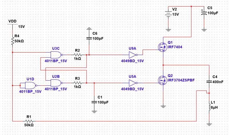 Mosfet Gate Driver Simulation Problem Electrical Engineering Stack - Mobile Landscape Designs for Desktop