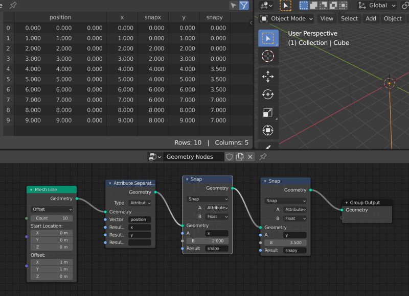 Mathematics How Does The Snap Math Node Work Blender Stack Exchange - Premium Dark Design Gallery - HD