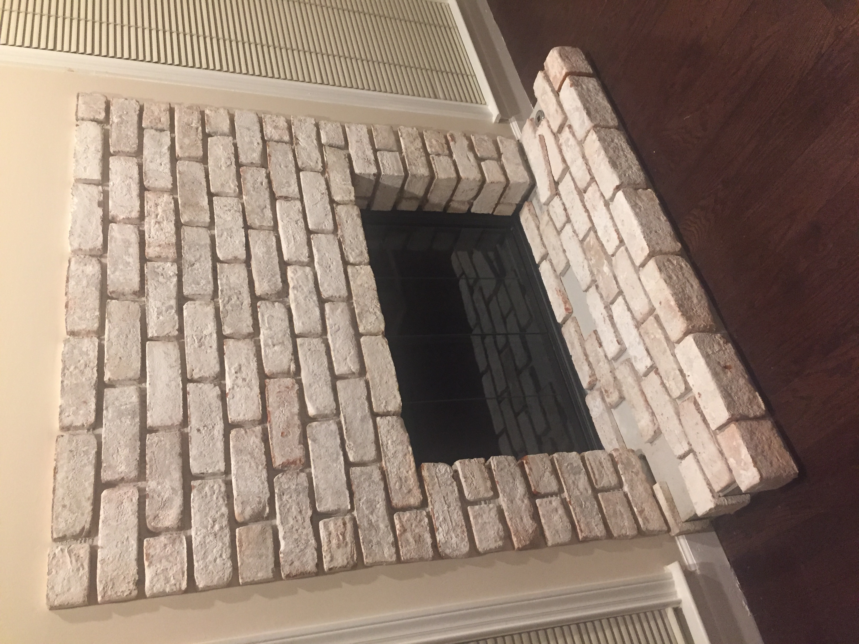 Finishing Around Brick Veneer Fireplace Home Improvement Stack Exchange