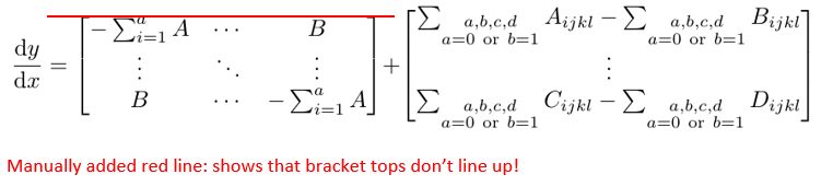 Formatting Equal Height Matrix Brackets In Math Mode Tex Latex - Desktop Gradient Backgrounds for Desktop