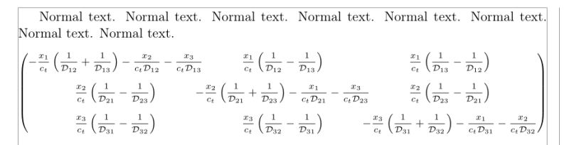 Math Mode Typesetting A Large Matrix Goes Wrong Tex Latex Stack - Download Amazing Gradient Image | Mobile