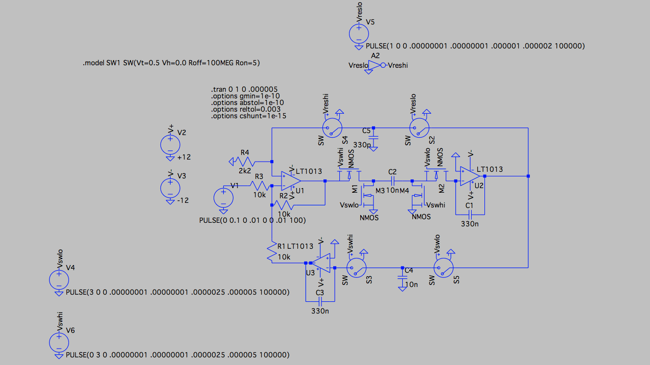 Switched Capacitors Using Mosfets In Filter Design