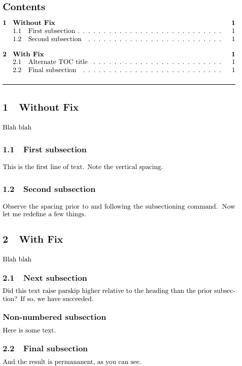 Pdftex How To Remove Subsection Extra Spacing Tex Latex Stack - Best Colorful Photos in 4K
