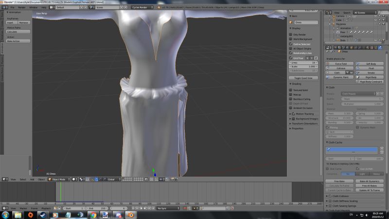 Github Valentina E3 Blender Simple Cloth Simulation A Physics Based - Ultra HD Light Patterns for Desktop