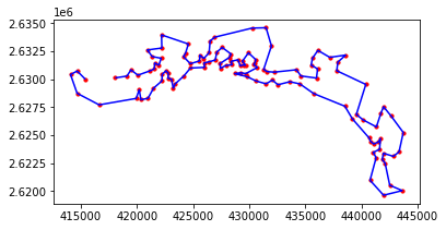Python Shortest Path Touching All Points Geographic Information - Download Elegant Gradient Image | Retina