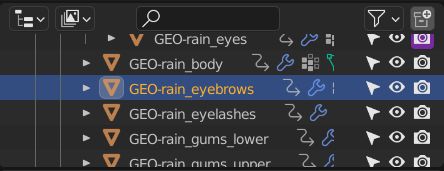 Animation Rain Rig Not Rendering Eyebrows Blender Stack Exchange - Download Artistic Ocean Wallpaper | Mobile