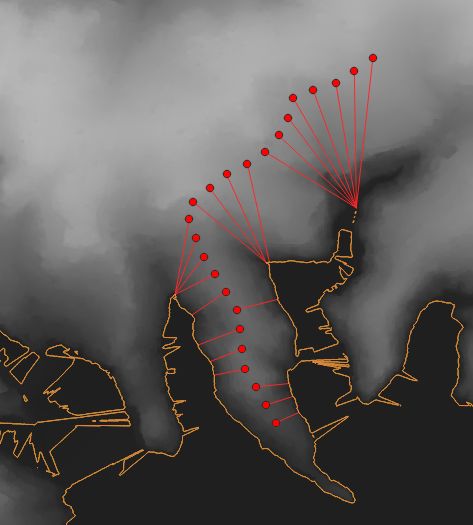 Qgis Drawing The Most Efficient Path Between Multiple Points - Download Artistic Space Image | 8K