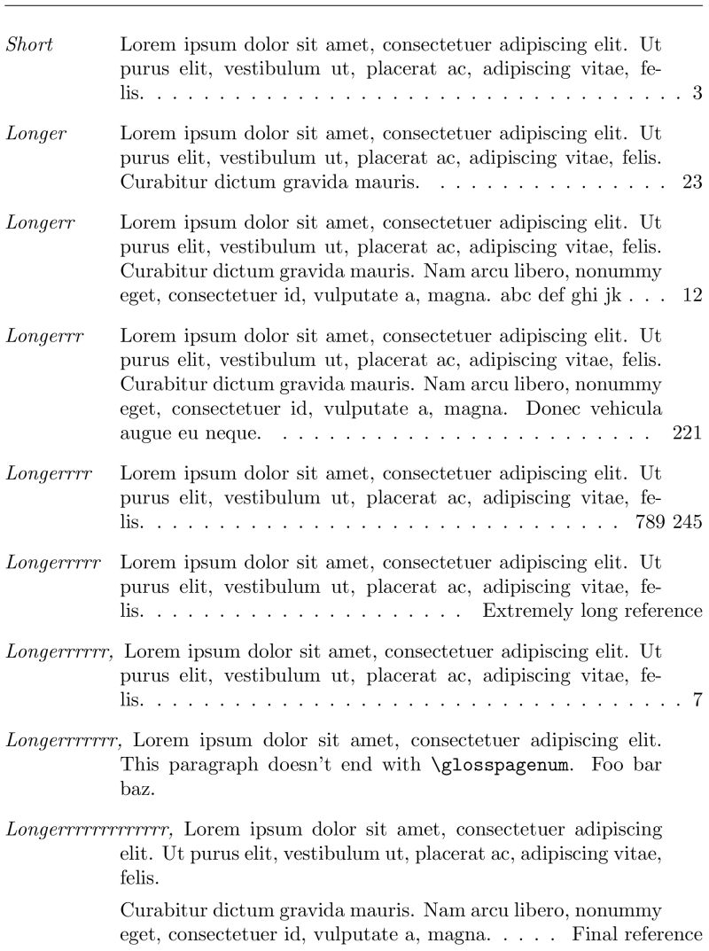 Formatting Custom Notation Table With Page Reference Tex Latex Stack Exchange - Nature Images - Professional Desktop Collection