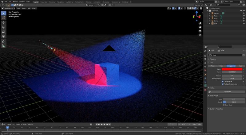 Rendering Light Not Effecting Volumetrics Blender Stack Exchange - Ultra HD Mountain Background - Retina