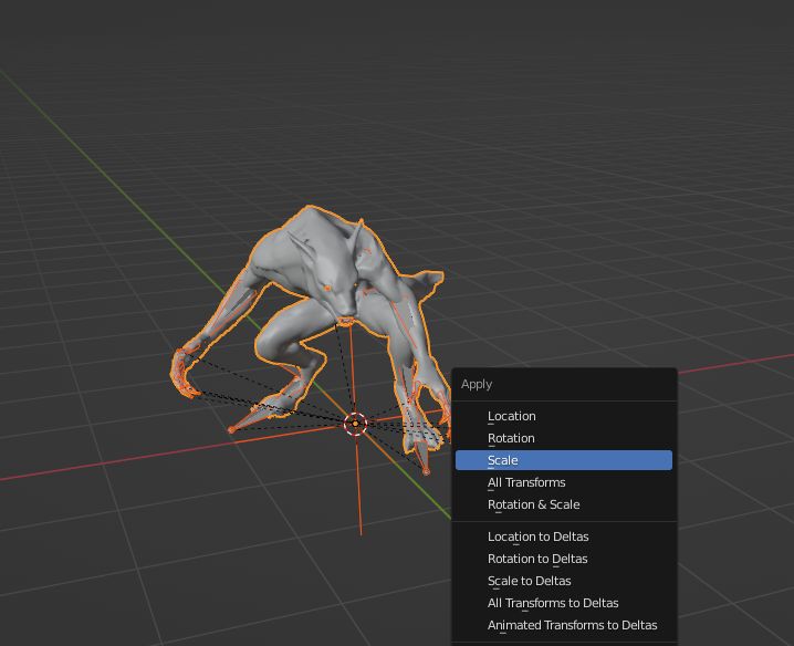 Rigging Applying Scale To Rigged Model Breaks Animations Blender - HD Gradient Wallpapers for Desktop