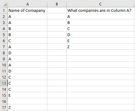 Excel Automatic Copying Of Unique Column Values Stack Overflow - Best City Pictures in 8K