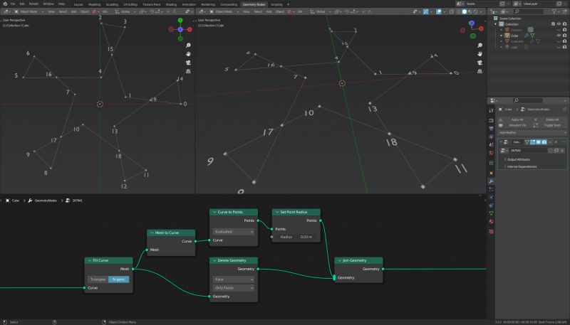 Modeling Intersect Edges In Geometry Nodes Blender Stack Exchange - Download Perfect Gradient Background | Retina