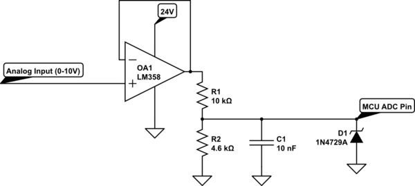 0 10v Analog Input To Microcontroller Multisim Live - Incredible Geometric Image - Full HD