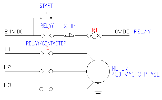 [diagram] 3 phase motor start stop wiring diagram
