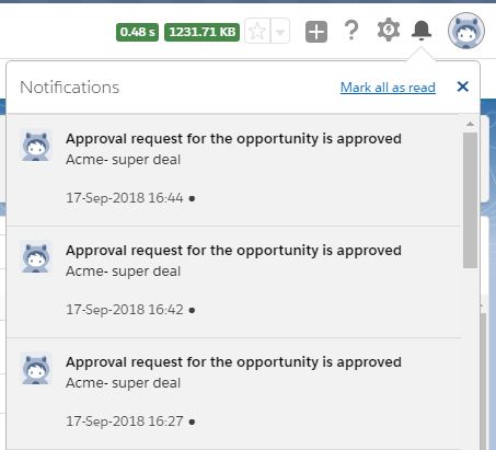 Salesforce Lightning Experience Bell Notifications Salesforce Stack - Best Colorful Designs in Desktop