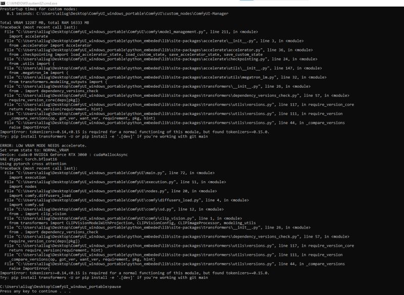 Python Comfyui Manager Error How Can I Install Tokenziers 0 14 - Artistic Sunset Wallpaper - 4K