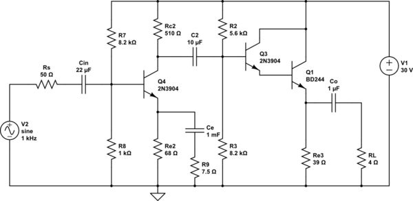 Voltage Divider Multiple Staged Bjt Amplifier Electrical - Download Ultra HD Light Photo | Mobile