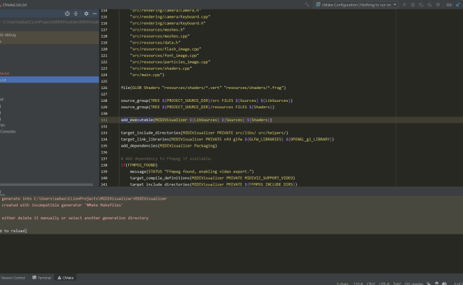 Cmake Error Could Not Create Named Generator Android