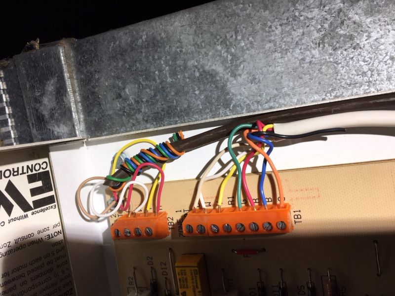 Blue Thermostat Wire - Dark Design Collection - 4K Quality