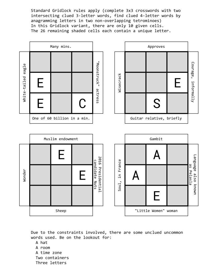 Crosswords Variety Gridlocks Puzzling Stack Exchange - Minimal Photos - Elegant Ultra HD Collection