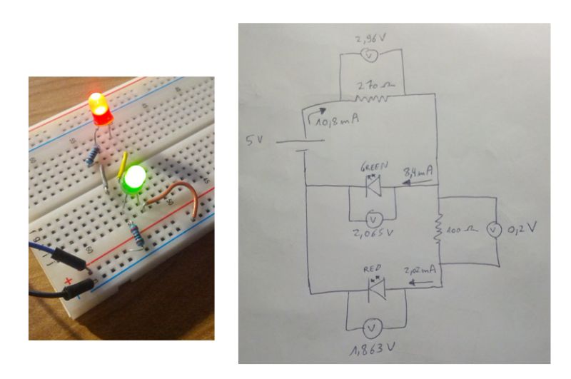 Voltage Calculating Led Current Flow In A Parallel Circuit - Amazing Geometric Image - Desktop