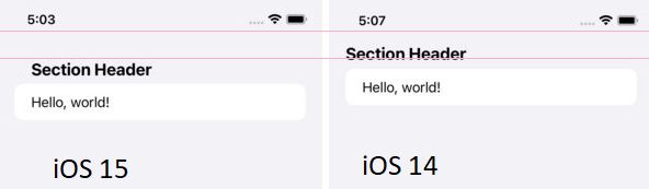 Swiftui How To Remove Extra Top Padding In Insetgroupedliststyle List Under Ios 15 Stack - Nature Illustration Collection - High Resolution Quality
