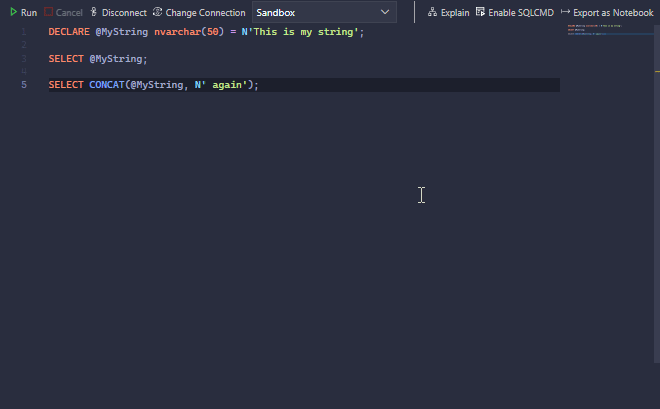 T Sql How To Separate Sql Code In Blocks In Ssms Stack Overflow - Mountain Backgrounds - Artistic Retina Collection