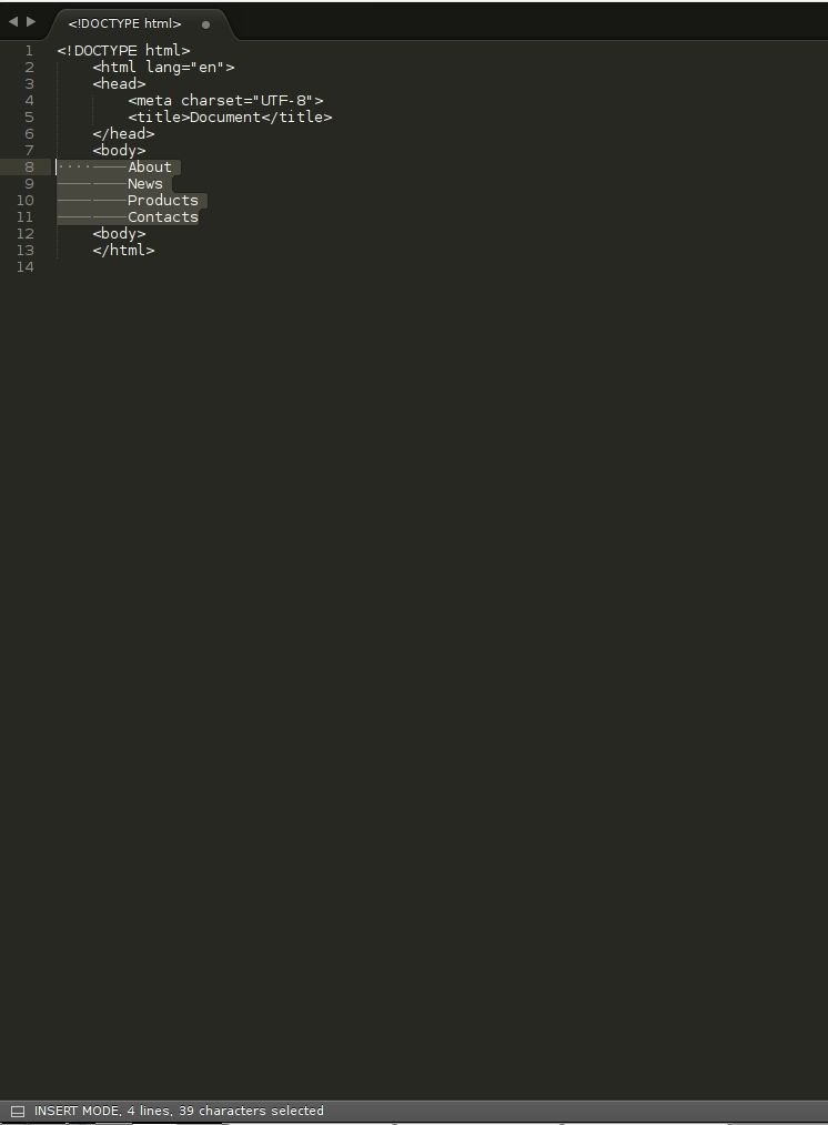 Html Why Can T Wrap Individual Lines With Abbreviational Tag In My Emmet Vim Stack Overflow - Perfect Space Art - Ultra HD