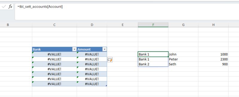 Reference Excel Table Values In Another Table Gets Value Error - Classic 8K Light Illustrations | Free Download