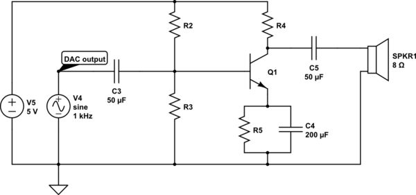 Microcontroller Amplifying Dac Output With Common Emitter - Premium Space Image Gallery - Full HD