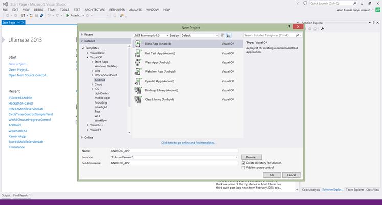 Xamarin Visual Studio 2013 Setup Ilpowen - Landscape Art Collection - Desktop Quality