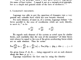 Physics How Did Lagrange Get His Equation The So Called Euler
