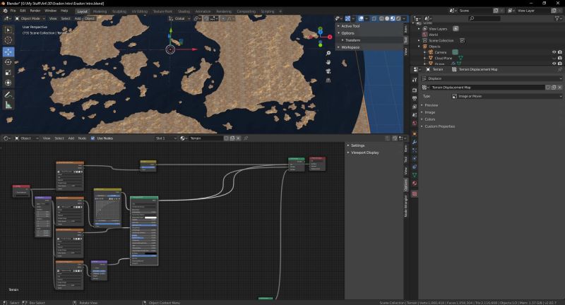 Cycles Render Engine More Than 5 Mix Principled Shaders Turns - Landscape Pictures - Stunning Ultra HD Collection
