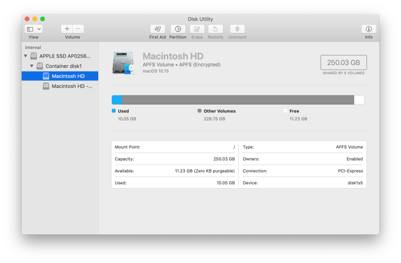 Macos Disk Utility Shows Different Storage Usage Recovery Could Not Offer A Solution Super User - Premium Abstract Background Gallery - Desktop