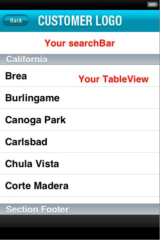 Iphone How To Prevent Scroll The Tableheaderview Of Uitable View To - City Photo Collection - HD Quality