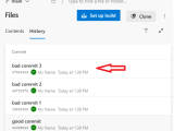 Git Azure Devops Roll Back To A Previous Commit For Azure Data