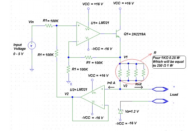 Operational Amplifier Voltage Controlled Current Source Design - Ocean Patterns - Professional Full HD Collection