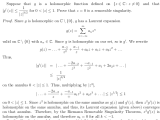 Complex Analysis Using Riemann Theorem For Removable Singularity