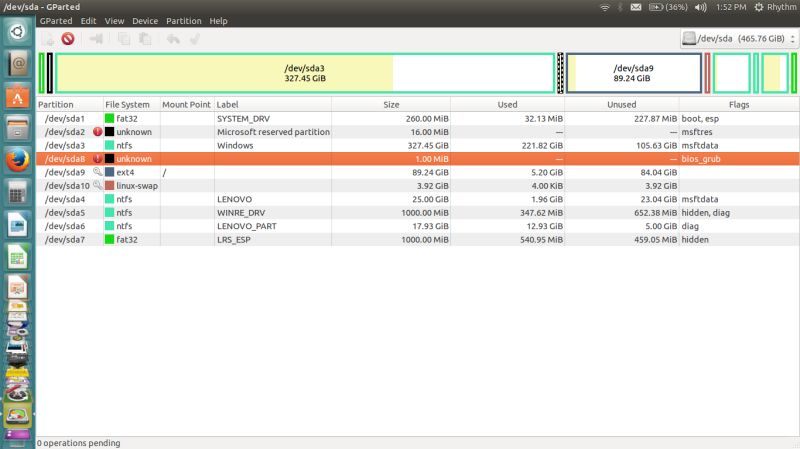 16 04 How To Delete Unknown Partitions Ask Ubuntu - Best Abstract Images in Retina