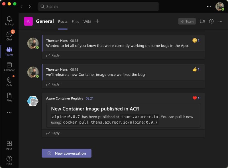 How To Notifiy In Ms Teams Channel When A New Image In Azure Container - 4K Mountain Pictures for Desktop