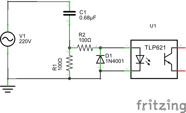 Sensing Ac High Voltage To Microcontroller Electrical