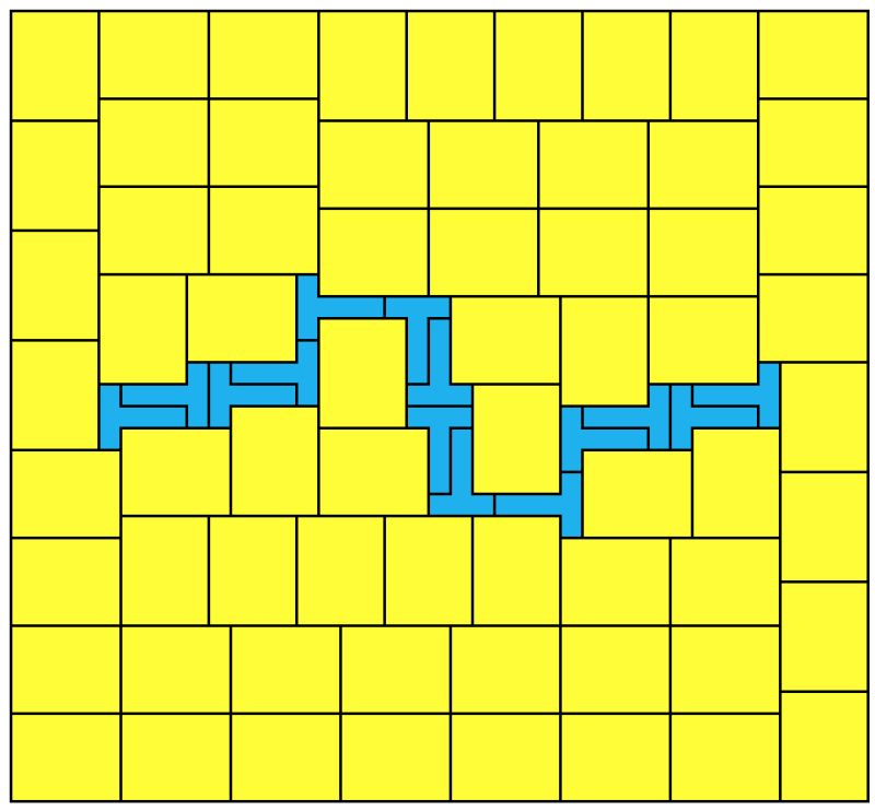 Tiling A Beveled Rectangle With A Polyomino - Modern Vintage Background - HD