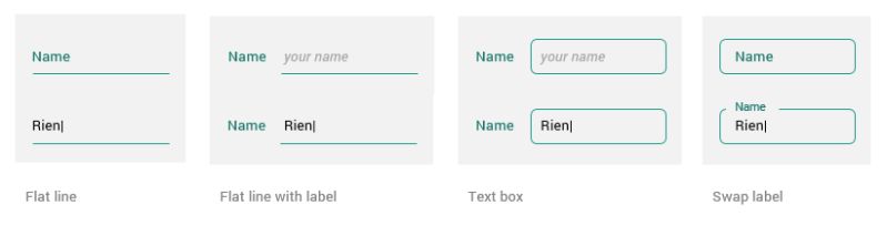 Form Field Shape Usability Conversion Rates Boxes Vs Material - Geometric Arts - Perfect Mobile Collection