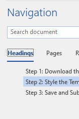 Appendix Headings Level Navigation Pane R Microsoftword - Space Illustrations - Artistic Mobile Collection