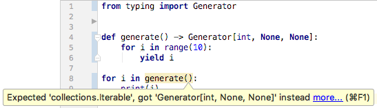 This post explains what a python module is and how to use it to drastically extend the capabiltiies of your code. Type Hinting Generator In Python 3 6 Stack Overflow