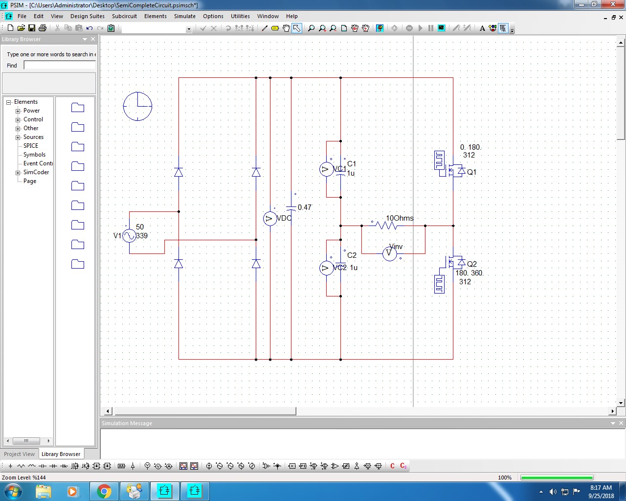 Why Is Waveform Of The Voltage Across The Dc Link Capacitor
