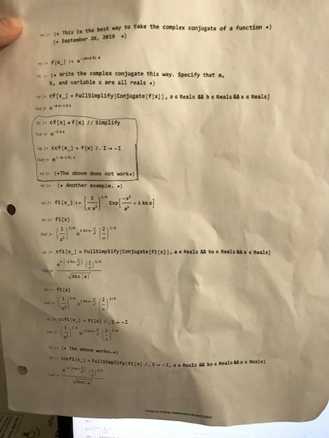 Physics Complex Conjugate Help Mathematica Stack Exchange - Gorgeous Geometric Photo - Mobile