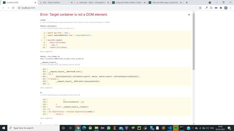 Reactjs Target Container Is Not A Dom Element In React Stack Overflow - Download Modern Abstract Design | 4K