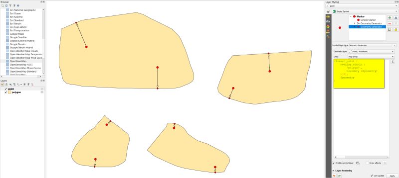 Qgis Snapping To The Points Of A Line Or Polygon You Are Just Creating Geographic Information - Geometric Photo Collection - Mobile Quality